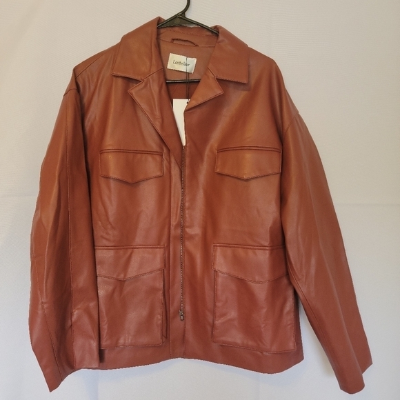 Jackets & Blazers - Lattelier Leather Jacket Size Small